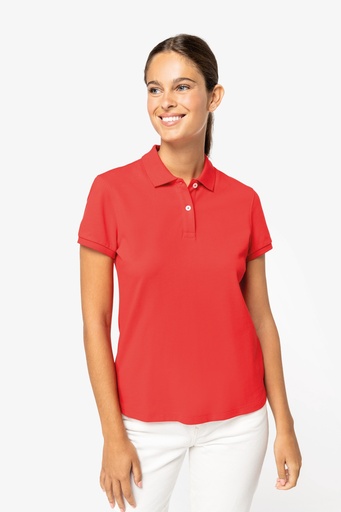Eco-friendly ladies’ pique knit polo shirt [NS208]