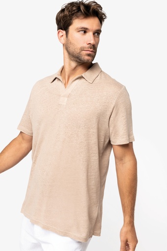 Men’s linen polo shirt [NS220]