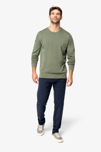 Men's eco-friendly French Terry chinos [NS705]