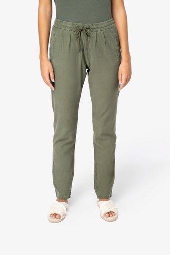 Ladies’ eco-friendly faded lyocell trousers [NS724]