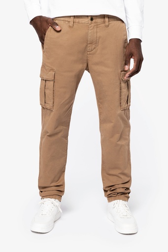 Men’s eco-friendly faded cargo trousers [NS740]