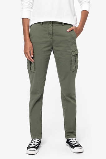 Ladies’ eco-friendly faded cargo trousers [NS741]