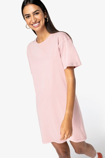 Ladies’ eco-friendly faded t-shirt dress [NS5000]