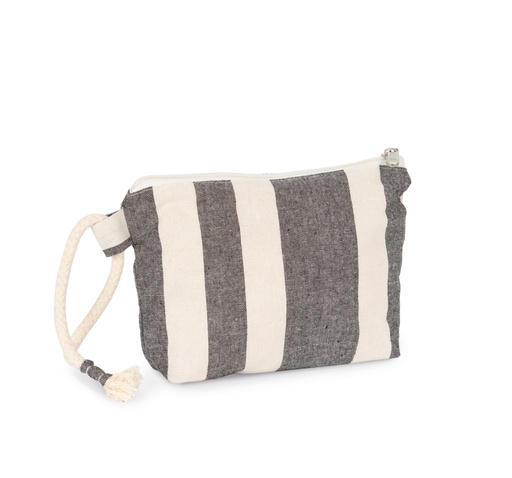 Recycled pouch - Striped pattern [KI5705]