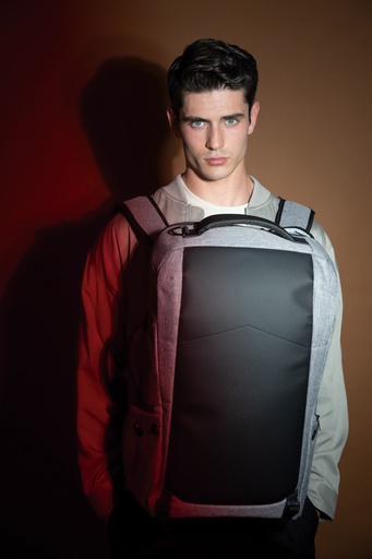 Anti-theft polyester backpack [KI0931]