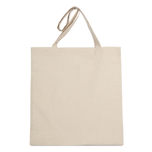K-loop organic cotton flat tote bag [KI6201]