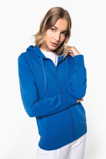 Ladies' eco-friendly zip-through hoodie [K4031]