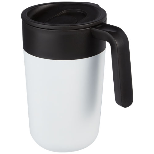 Nordia 400 ml double-wall recycled mug [100731]