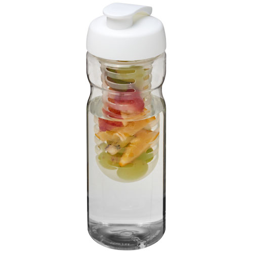 H2O Active® Base 650 ml flip lid sport bottle & infuser [210046]