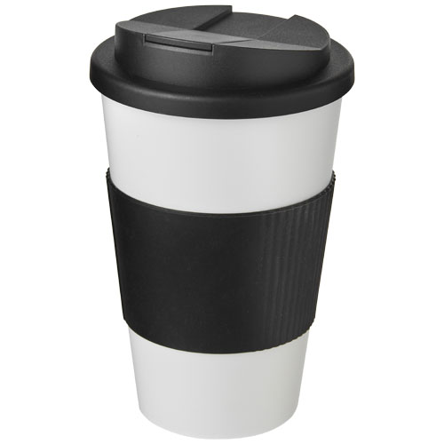Americano® 350 ml tumbler with grip & spill-proof lid [210696]