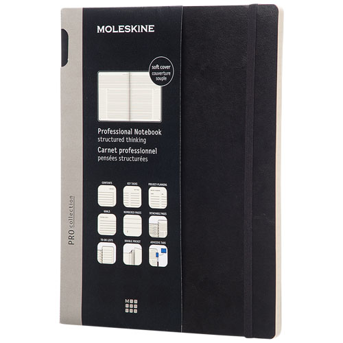 Moleskine Pro notebook XL soft cover [107348]