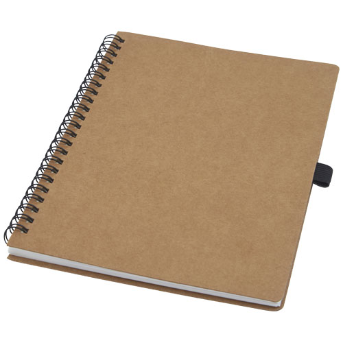 Cobble A5 wire-o recycled cardboard notebook with stone paper [107732]