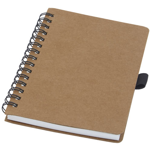 Cobble A6 wire-o recycled cardboard notebook with stone paper [107733]