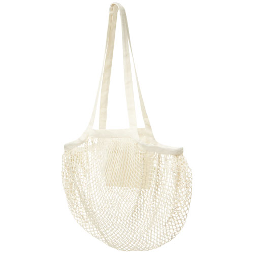 Pune 100 g/m² GOTS organic mesh cotton tote bag 6L [120519]