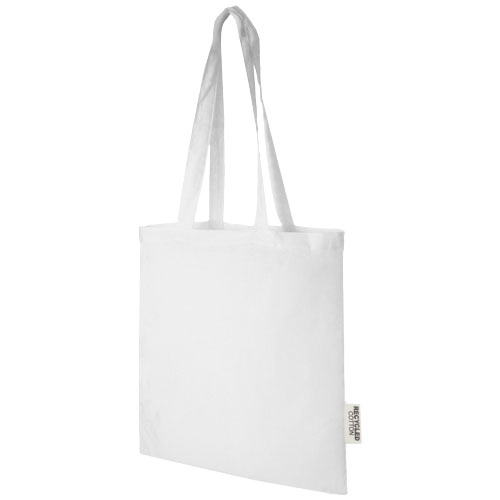 Madras 140 g/m2 GRS recycled cotton tote bag 7L [120695]