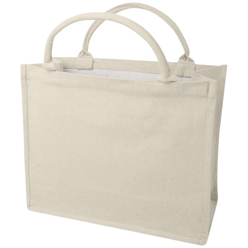 Page 500 g/m² Aware™ recycled book tote bag [120711]