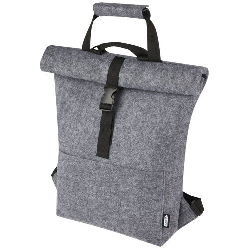 Felta GRS recycled felt roll-top bike bag 13L [120663]