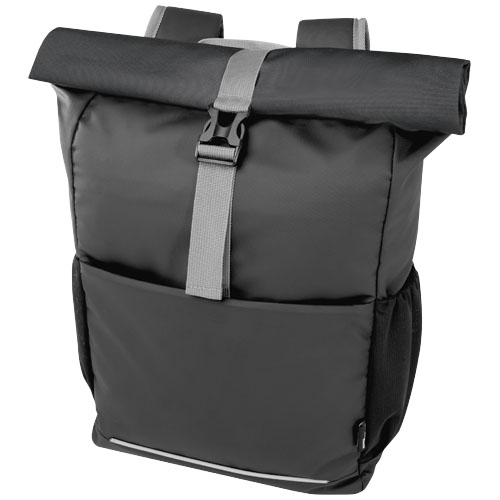 Aqua 15" GRS recycled water resistant roll-top bike bag 20L [130050]