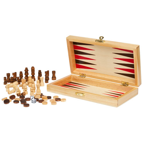 Mugo 3-in-1 wooden game set [104565]